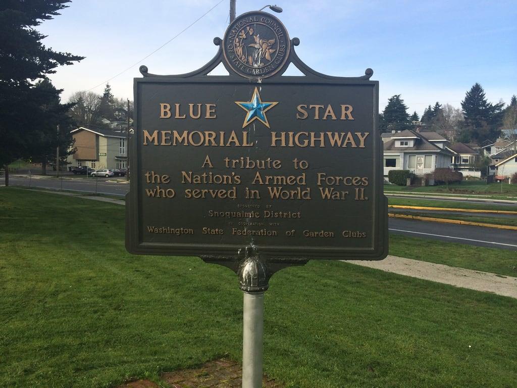 Billede af Blue Star Memorial Highway. seattle highway greenlake highway99 auroraavenue bluestarmemorialhighway