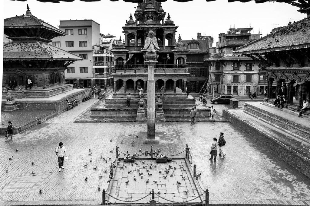 Bild av Temple. temples patan garuda durbarsquare hindouisme mg4842