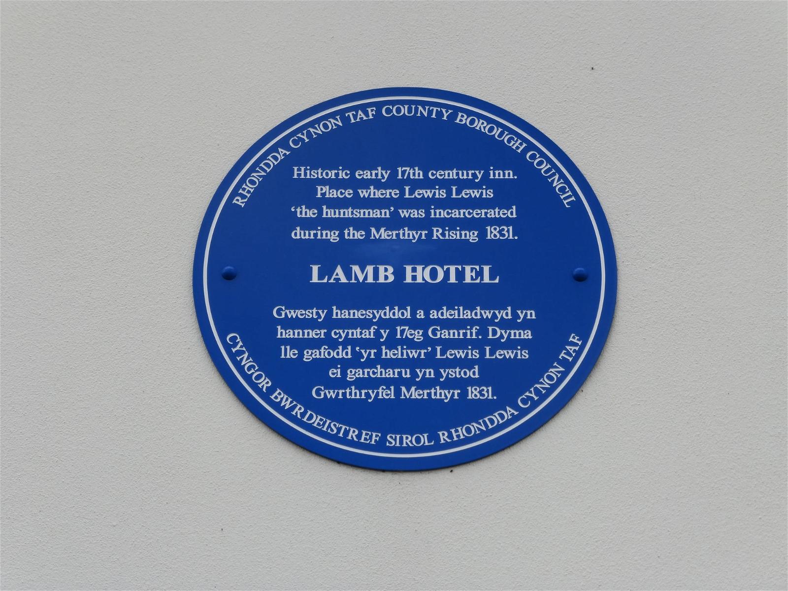 Obraz Lamb Hotel. openplaques:id=39663
