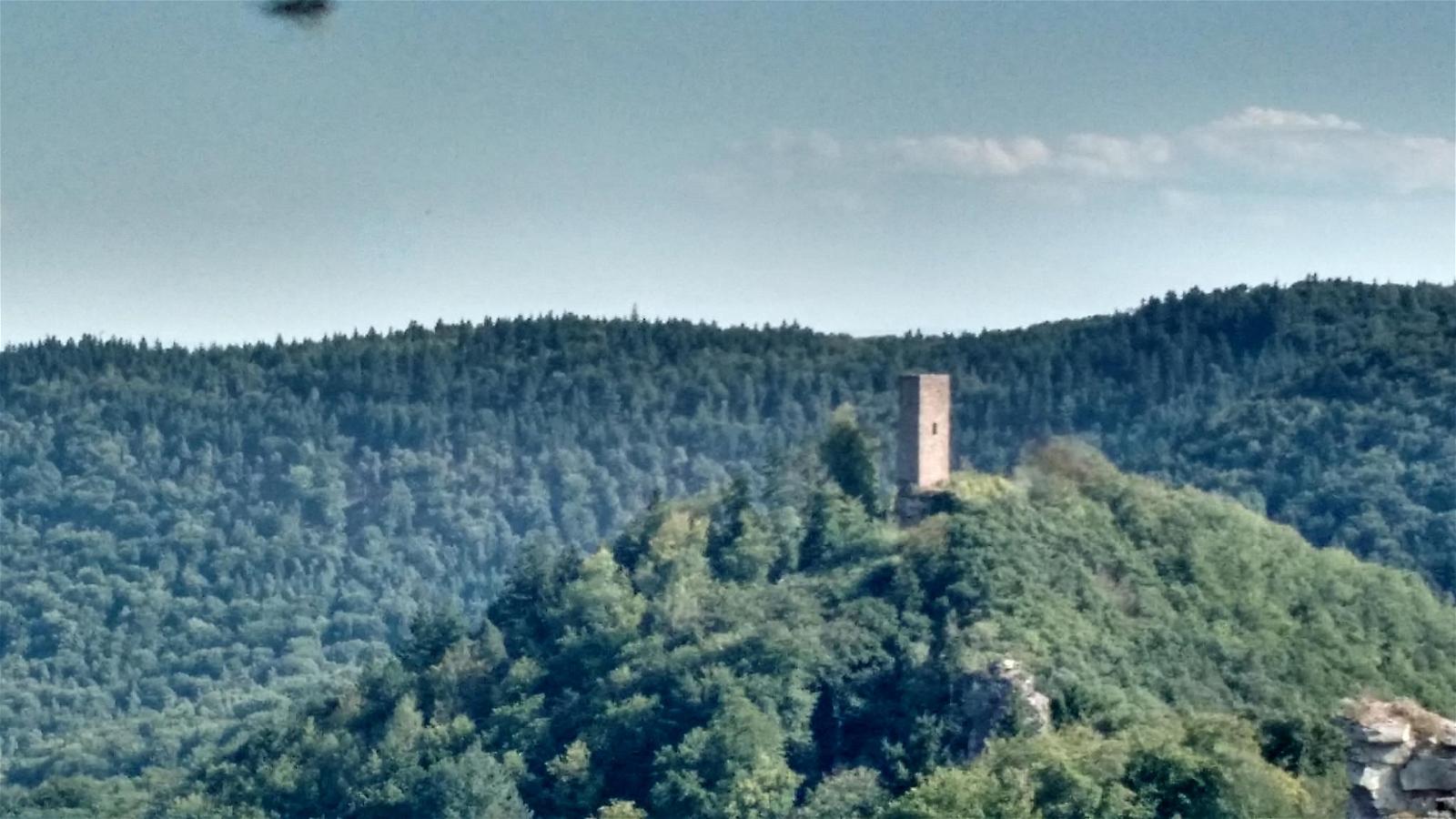 Afbeelding van Reichsburg Trifels. germany deutschland wald pfalz burg reichsburg pfälzerwald trifels scharfenberg