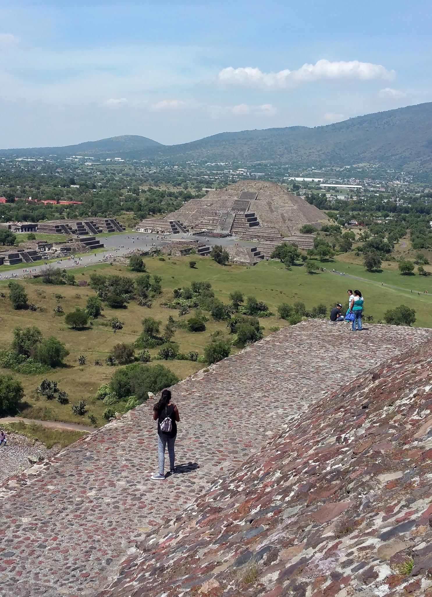 Изображение Пирамида Солнца. city mexico df quetzalcoatl pirámides piramid teotihucán