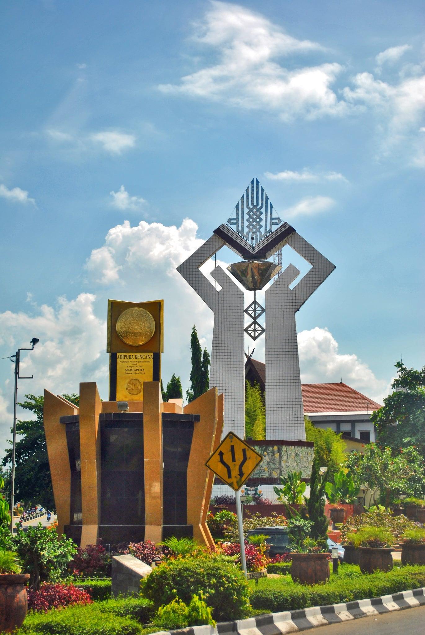 Billede af Tugu Selamat Datang. monument monumen southkalimantan kalimantanselatan