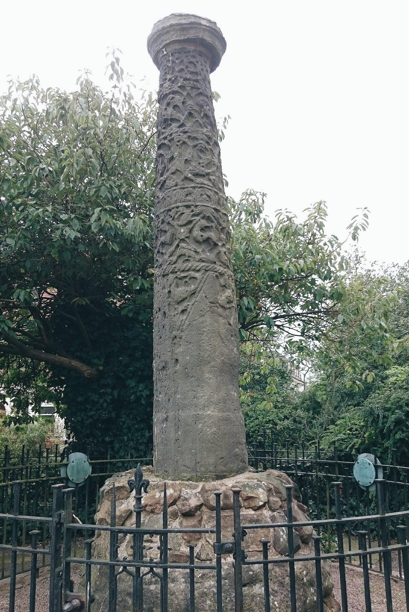 Anglo-Saxon Pillar görüntü. 