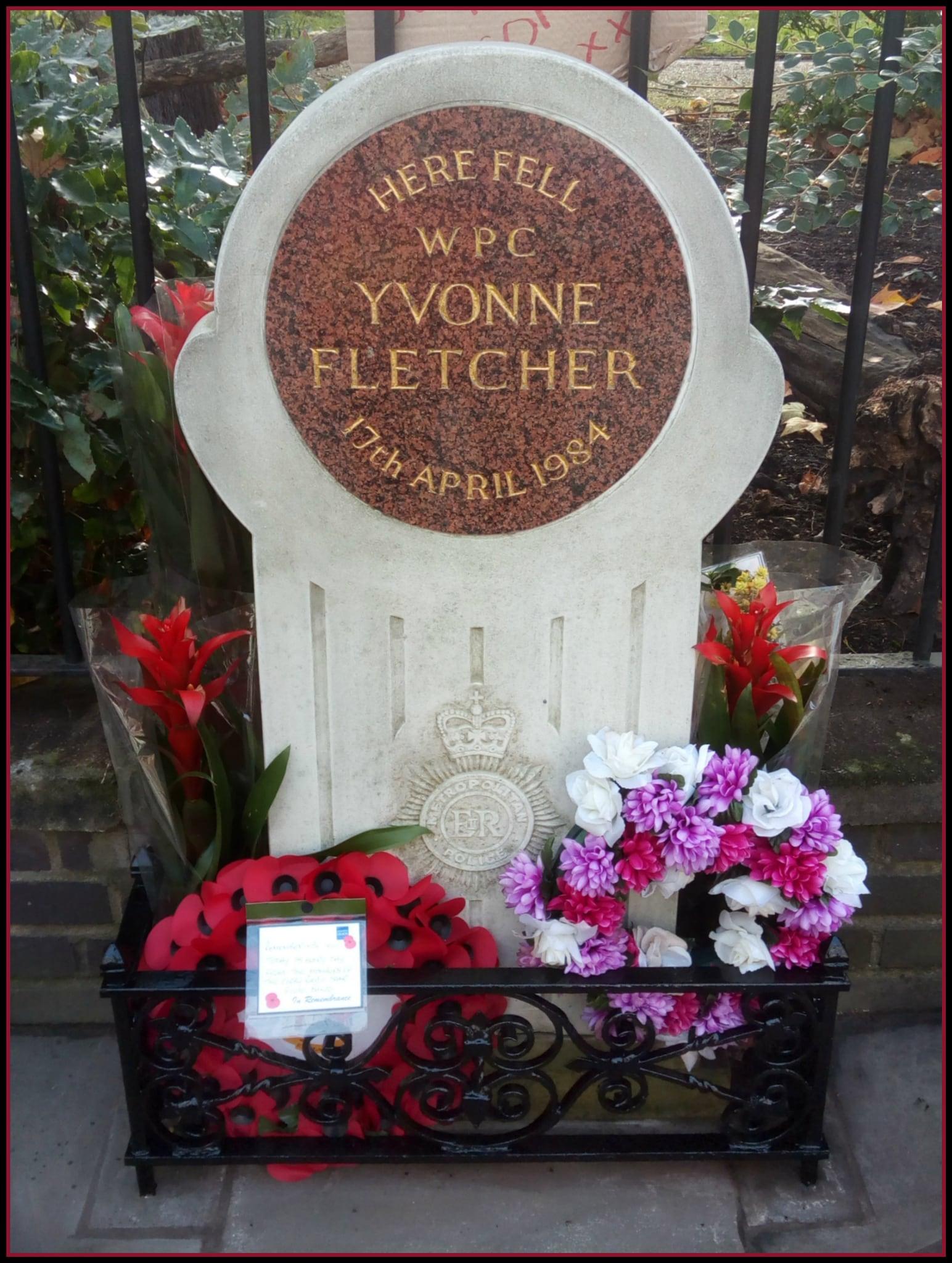 Image of Yvonne Fletcher. london memorial metropolitanpolice wpc stjamessquare libyanembassy yvonnefletcher
