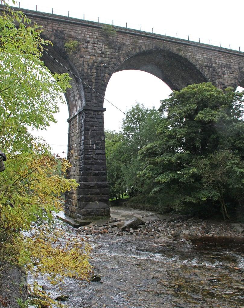 Ingleton Viaduct 的形象. yorkshire dales