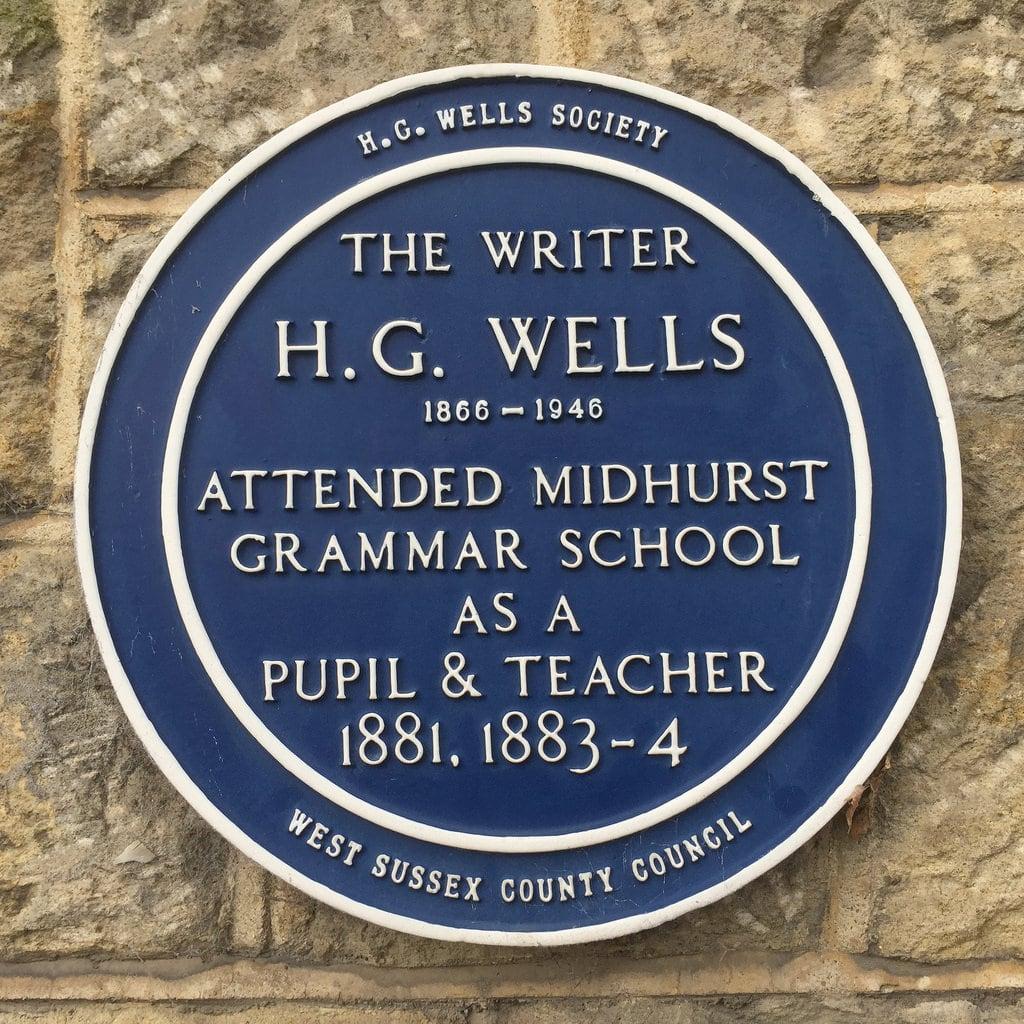 H.G. Wells 의 이미지. openplaques:id=9807