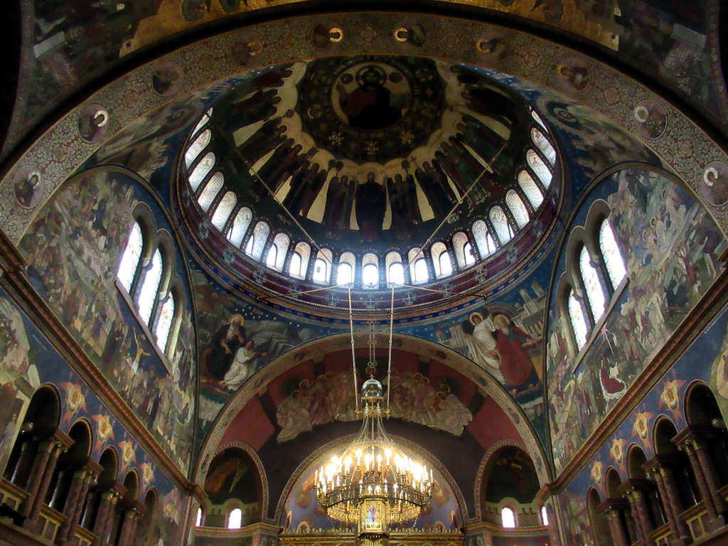 Bild av "Holy Trinity" Orthodox Cathedral. byzantine orthodox cathedral sibiu romania