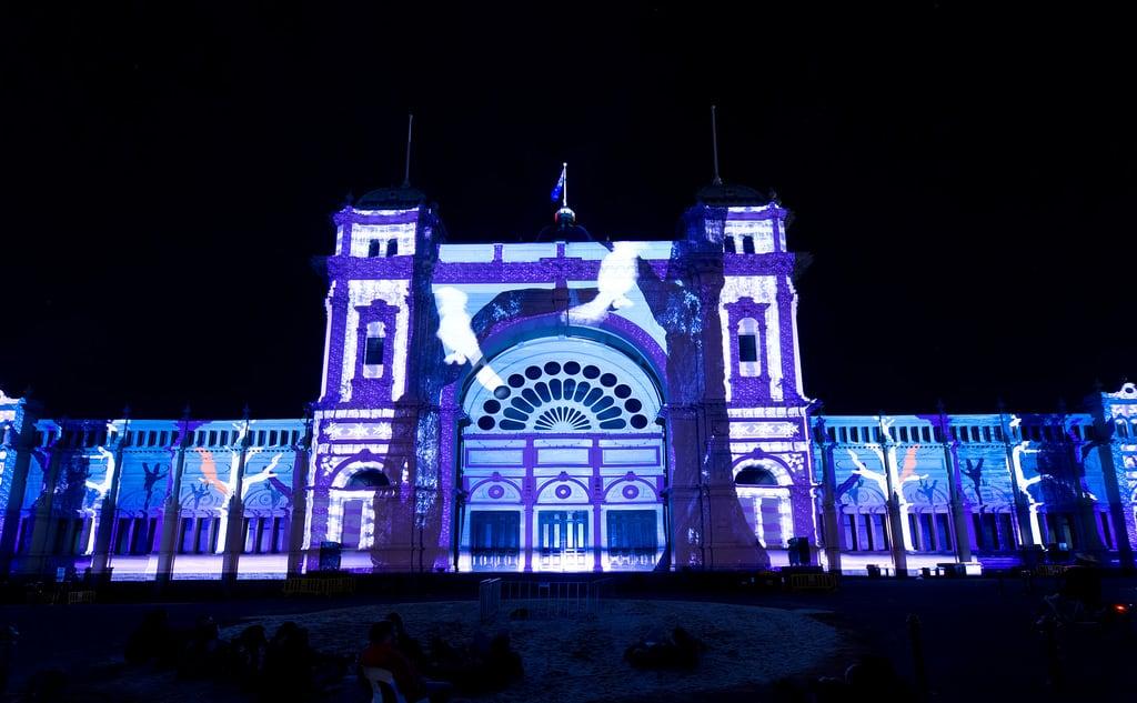 Image of Royal Exhibition Building. white night melbourne 2016