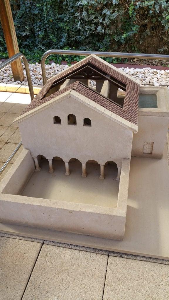 Afbeelding van Beit Alfa Ancient Synagogue. israel model ancient synagogue kibbutzhefziba