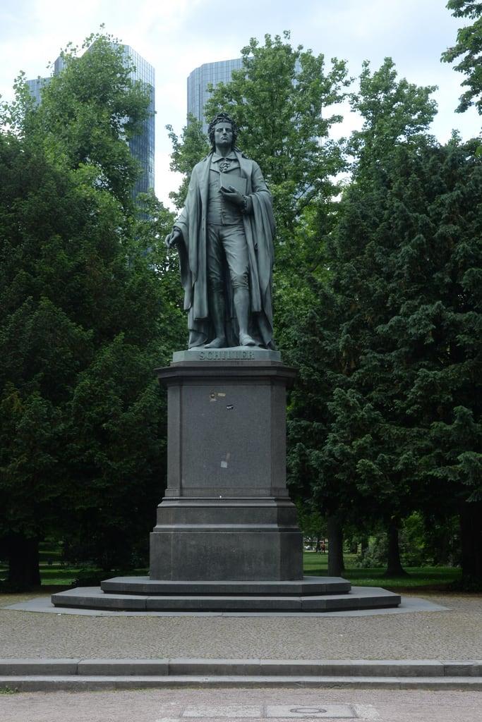 Image of Schiller. sculpture statue geotagged wallanlagen friedrichvonschiller frankfurtgermany nikond610 nikkor35mmƒ2afd