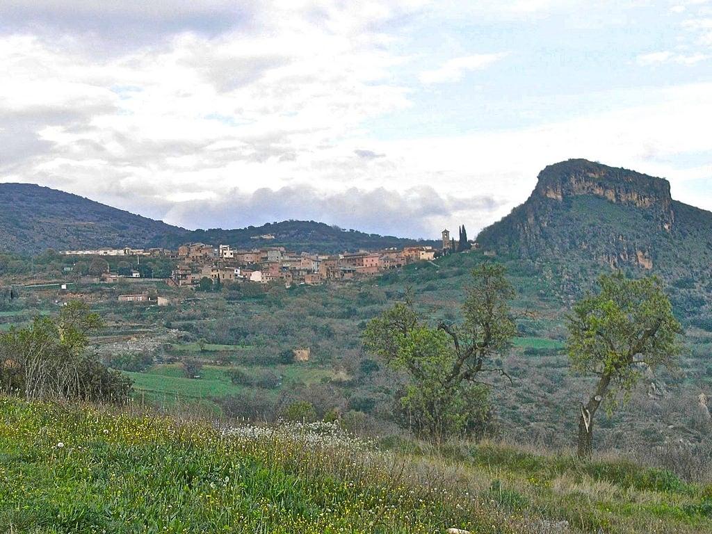 Obraz Castell de Santa Linya. noguera poble catalunya