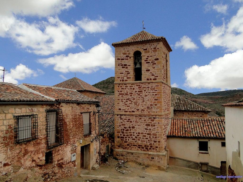 Bilde av Iglesia de San Miguel. españa tower church spain torre espagne albacete castilla mancha castillalamancha provinciadealbacete