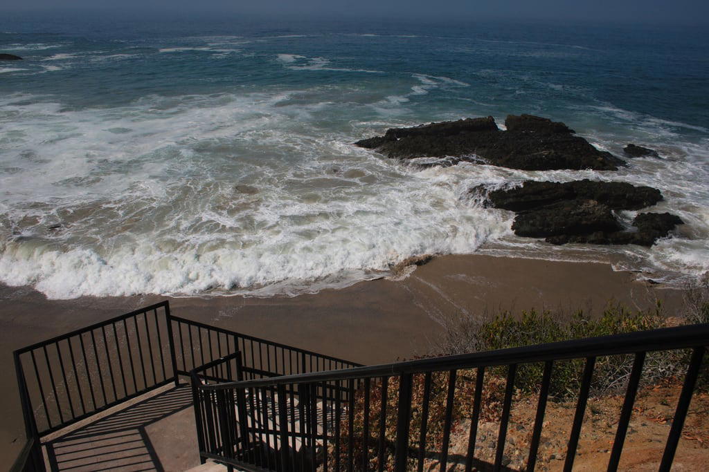 Image of Woods Cove. ocean california sea beach stairs lagunabeach