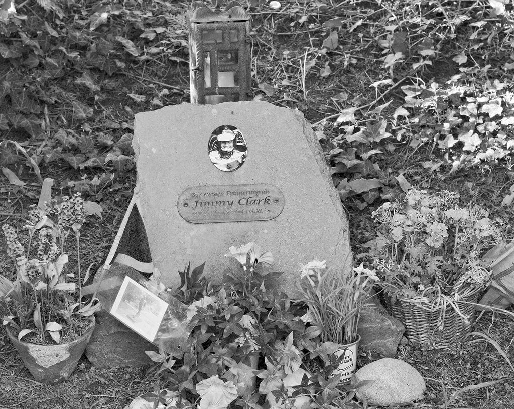 Image of Jim Clark Memorial. 20thcentury memorials denkmal hockenheimring 20jahrhundert jamesclark jimmyclark
