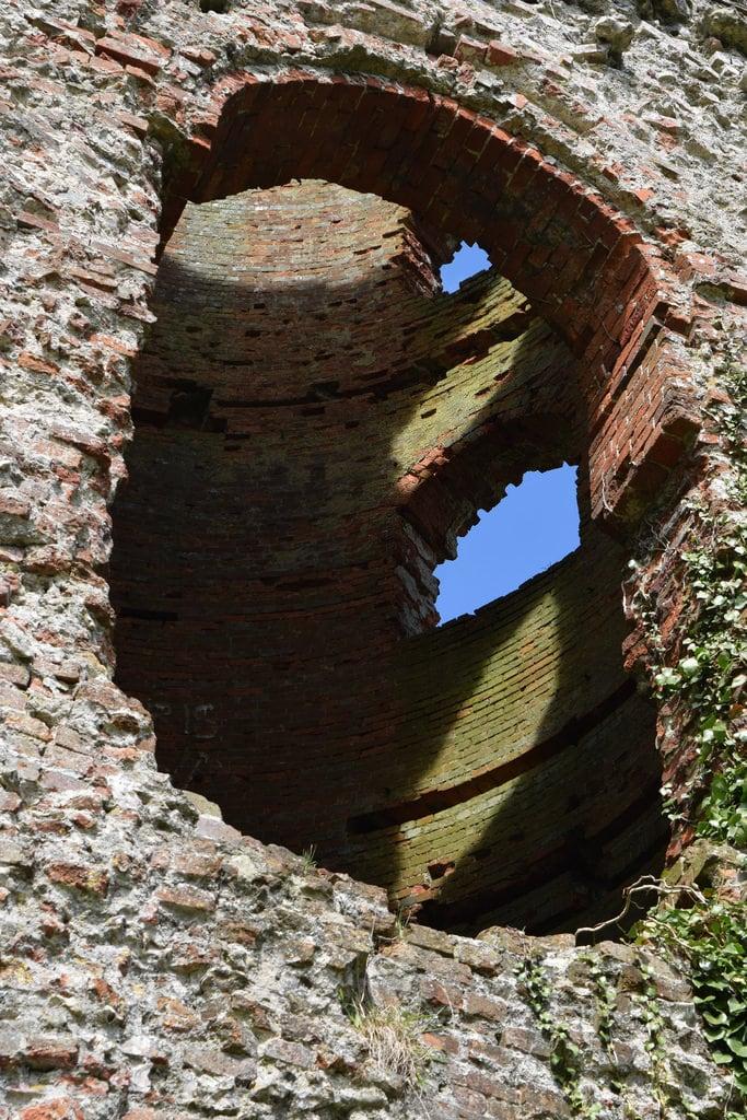 Image of Racton Folly. sky monument architecture skyscape graffiti sussex ruin derelict folly racton