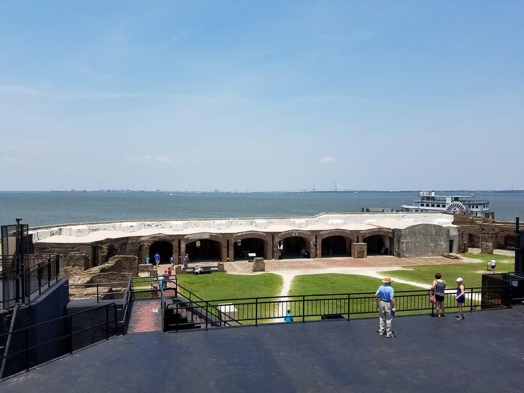 Billede af Fort Sumter. 