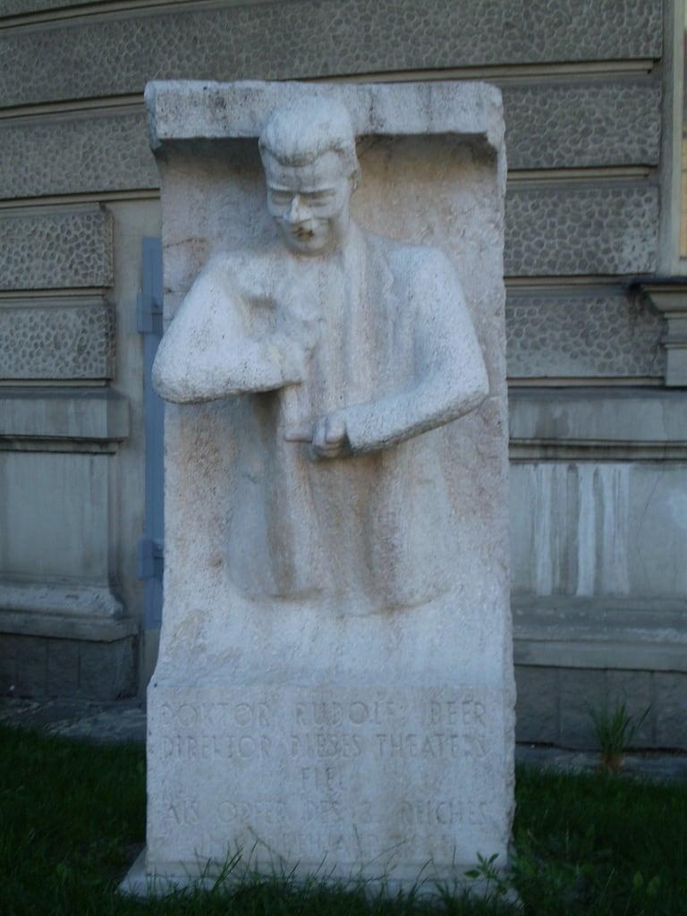 صورة Dr. Rudolf Beer. vienna statue rudolfbeer
