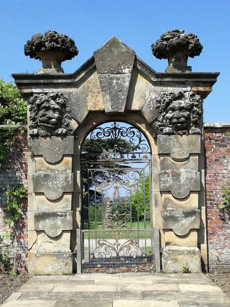 Image of Castle Howard. castlehoward northyorkshire yorkshire england statelyhome york howardfamily countryhouse garden walledgarden rosegarden gate