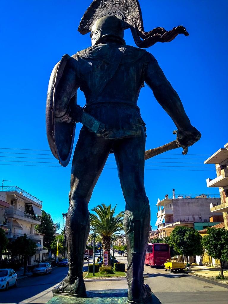 Imagem de Leonidas Statue. 2016 bronze greece leonidas lightroom sparta spartan sparti statue peloponnisosdytikielladakeionio
