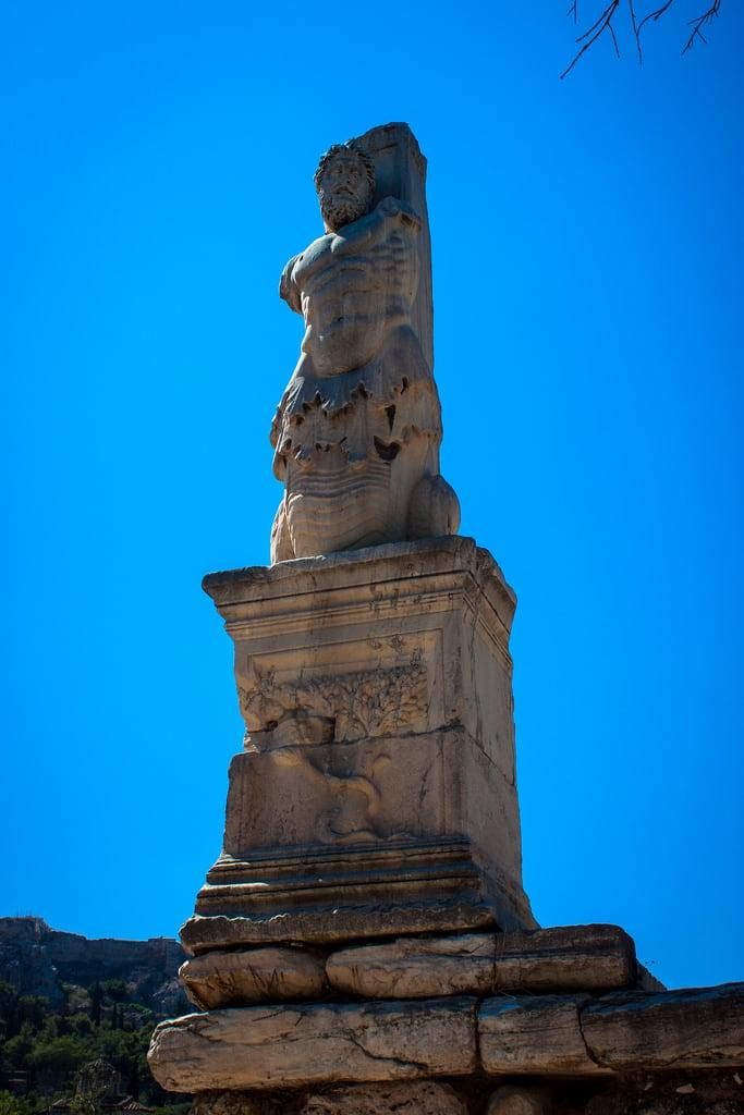 Bilde av Odeon of Agrippa. 2016 agora agrippa ancientagora athens greece lightroom odeon odeonofagrippa statue statues athina attica
