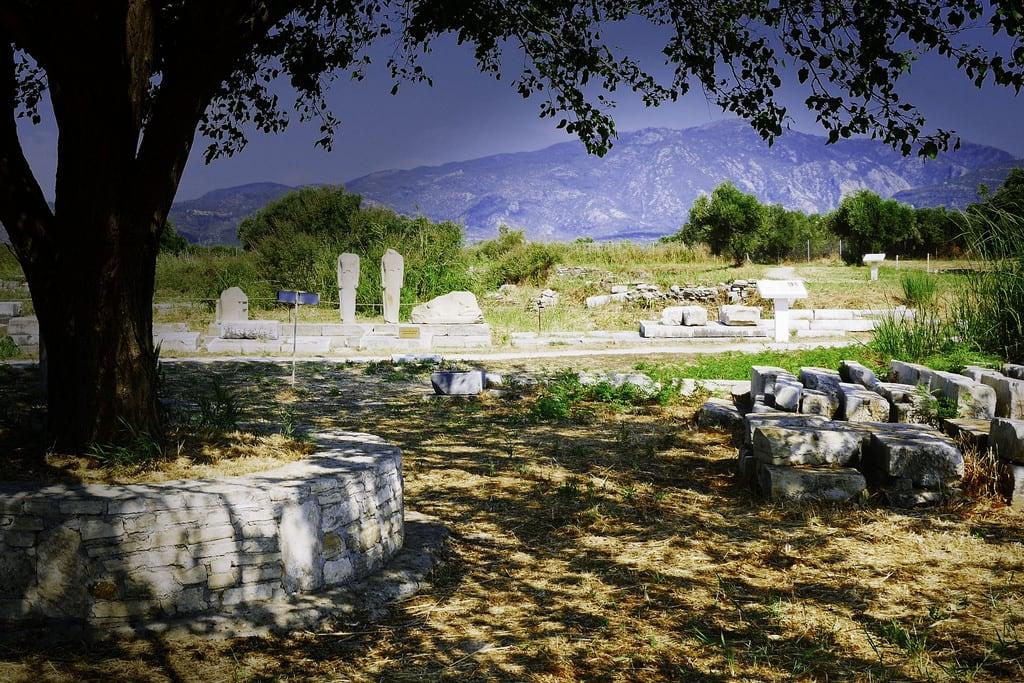 Heraion 의 이미지. greece samos heraion hera museum archaeology