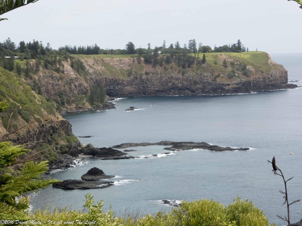Image of Captain Cook Monument. norfolkisland nf