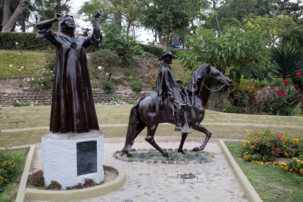 Imagem de Chabuca Granda. barranco lima peru plazachabucagranda southamerica statue