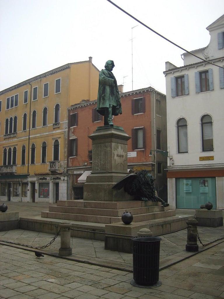 Daniele Manin képe. statua sanmarco campomanin danielemanin