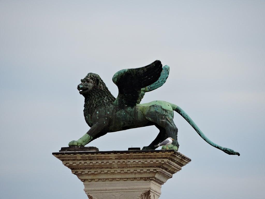 Colonna di San Marco 的形象. βενετία ヴェネツィア venice venezia