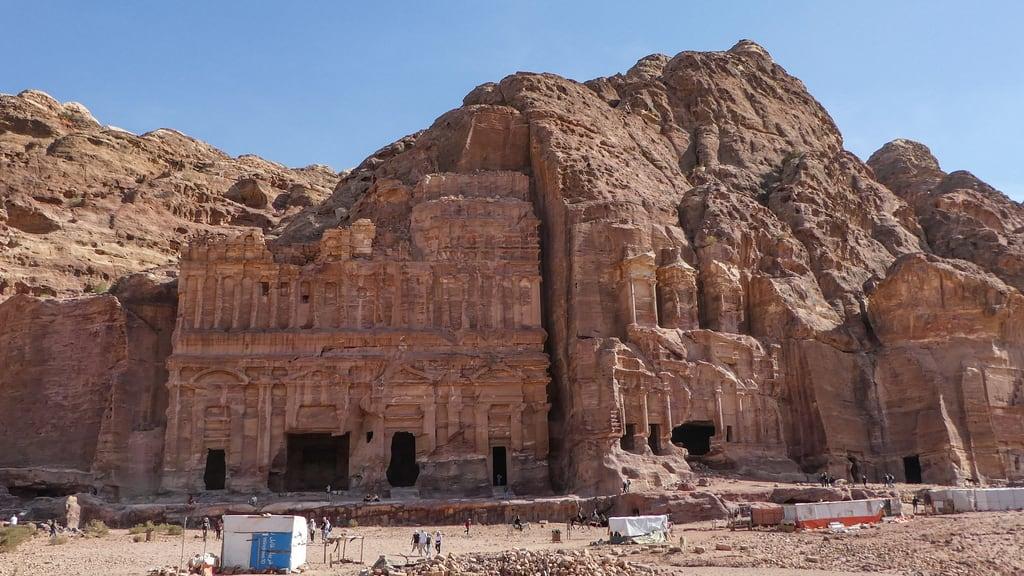 Image of Palace Tomb. petra jordanië المملكةالأردنيةالهاشمية jordan raqmu البتراء لواءالبتراء maangovernorate jo