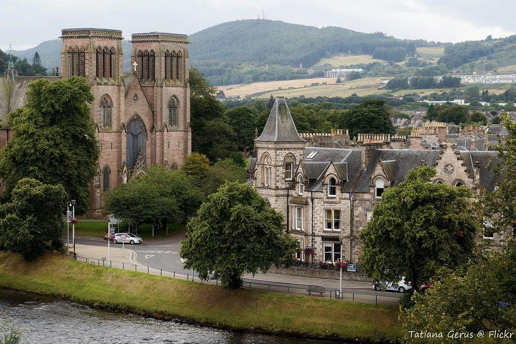 Inverness Castle képe. scotland city cathedral inverness building architecture church uk