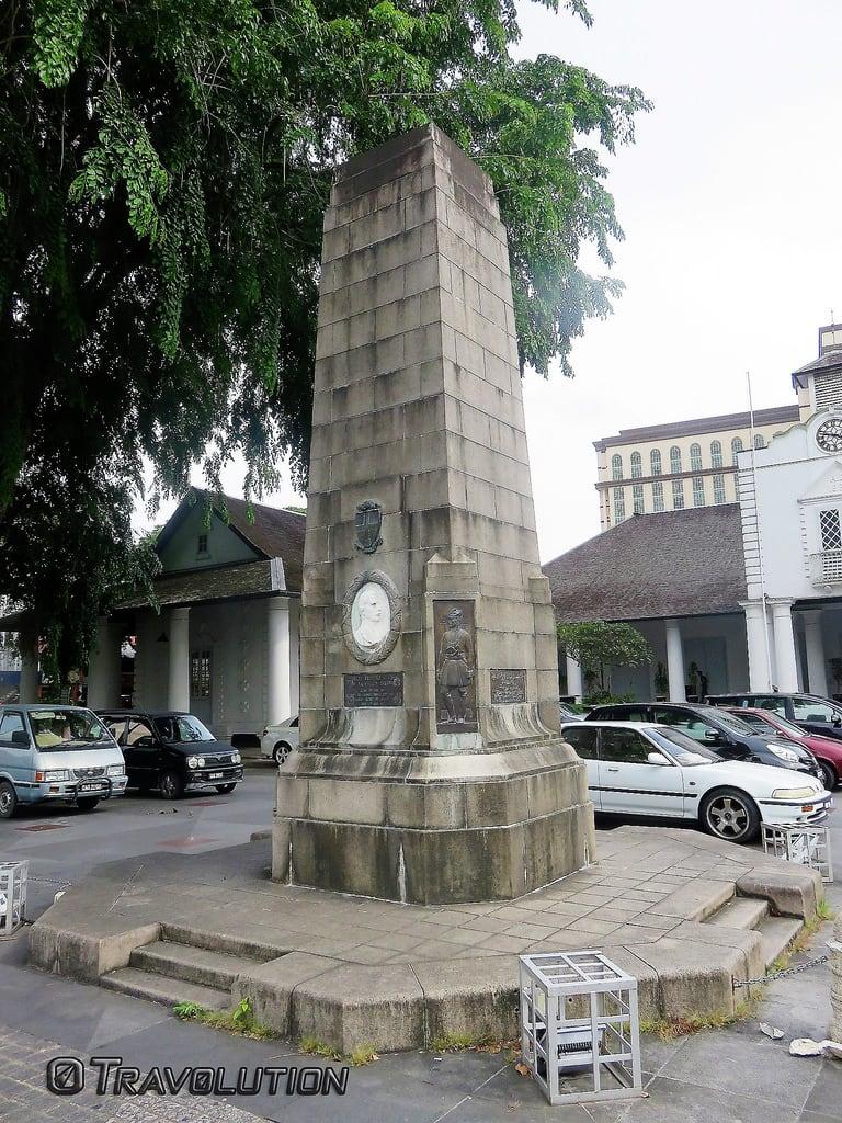 Image of Brooke Memorial. malaysia sarawak kuching brooke memoria borneo history king