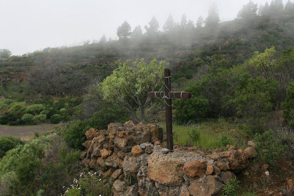 Image of Cruz de Afoña. hiking canarias tenerife senderismo arafo etnografía unidadambientaljaralesyescobonales