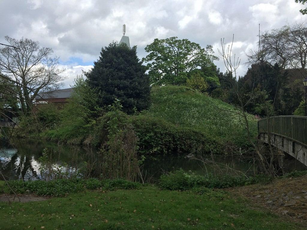 Image of Castle Mound. hertford mound bailey