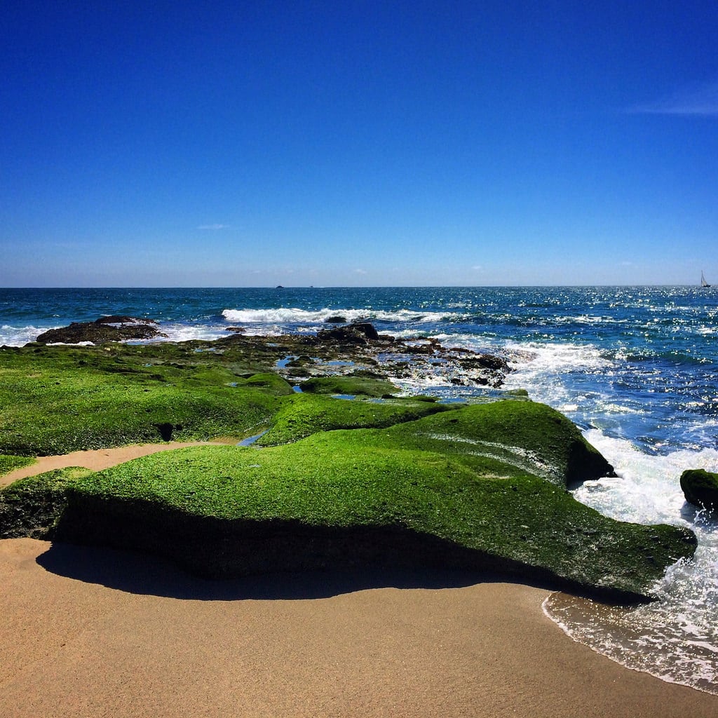 Image of Sandy beach. california united states america usa orange county laguna beach treasure island montage blue lagoon aliso creek alisos crown royal south bluffs