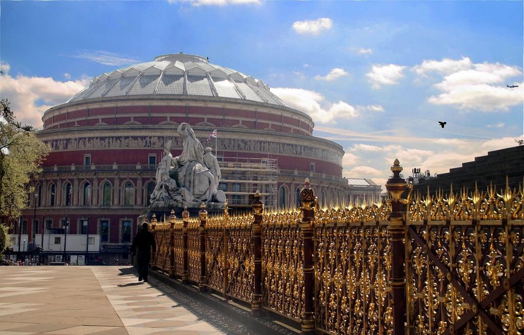 Image of Queen Victoria. royalalberthall england uk greatbritain concert venue symphony music performance stage london