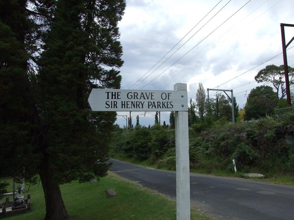 Image de Sir Henry Parkes Grave. australia southern nsw western 2009 federation faulconbridge sirhentryparkes