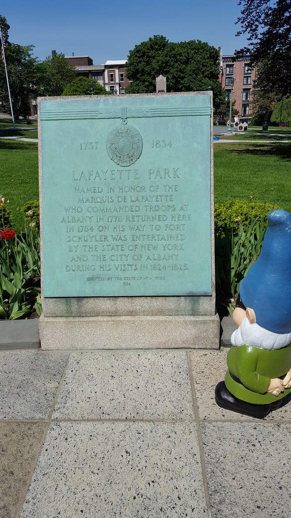 Image of George Washington. capitaldistrict tourism gnome albany newyork