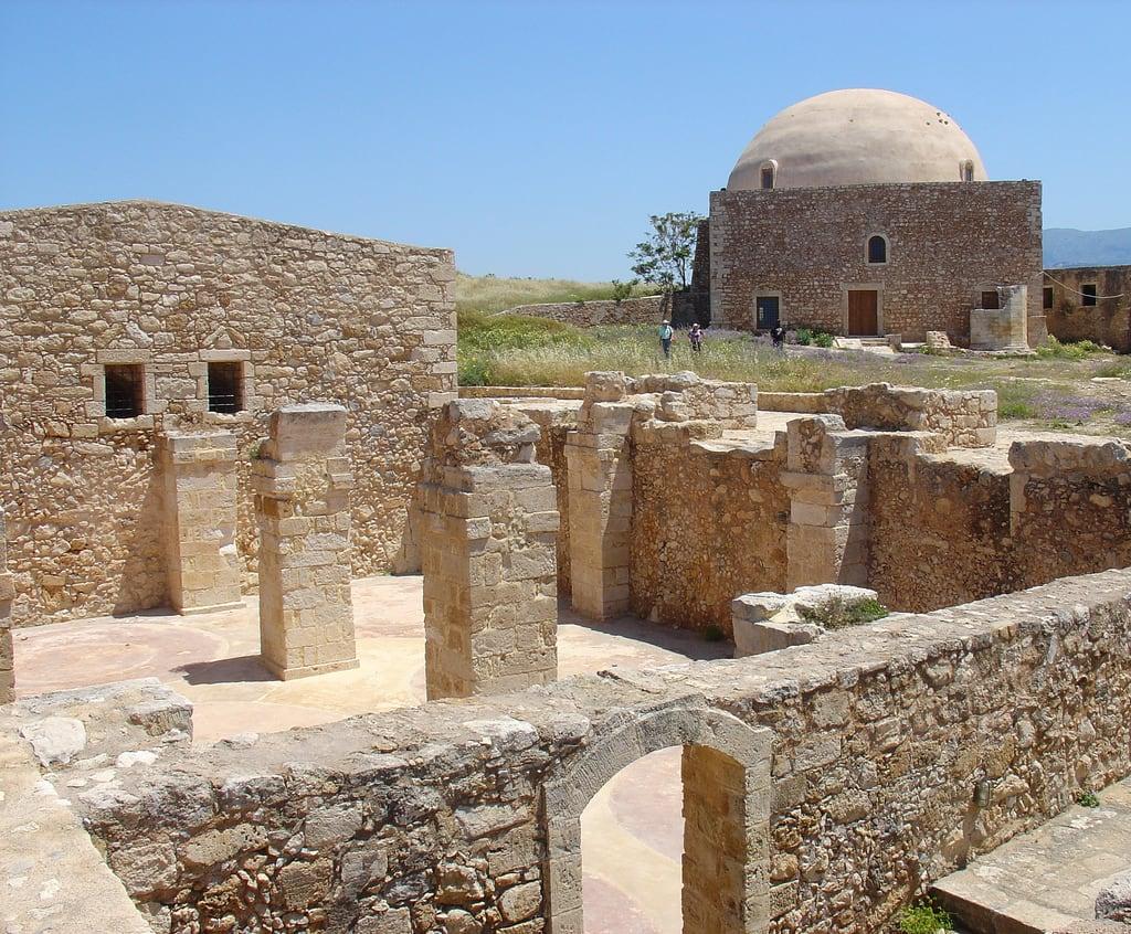 Afbeelding van Fortezza Fortress. ancient ruins mosque greece crete venetian ottoman fortress rethymno fortezza dscv1 rethymnon kreeta rethimno fortrezza retymnon réthymnon rhíthymnos retymno retimno retimnon fortreza
