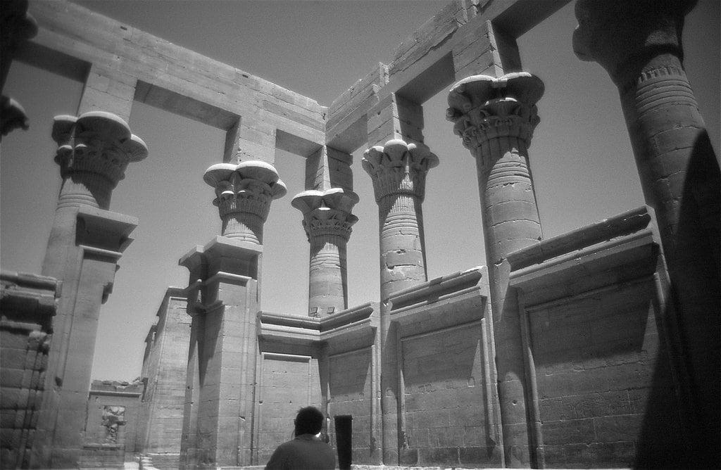 Bild av Trajan's Kiosk. philae agilkia aswan egypt trajanskiosk temple