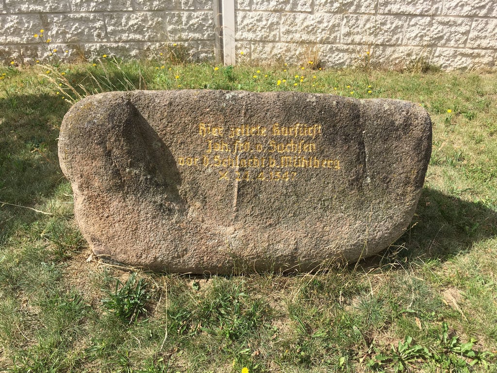 Obrázek Gedenkstein Schlacht bei Mühlberg. 