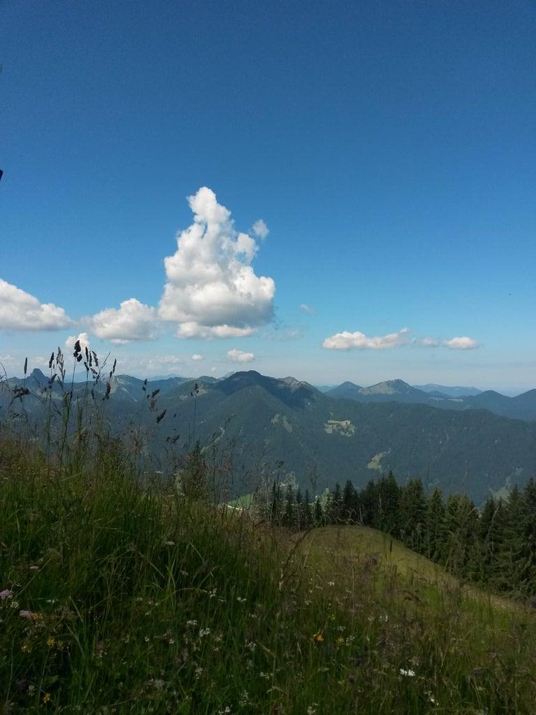 Obraz Wallberg. clouds mountains germany bavaria rottachegern