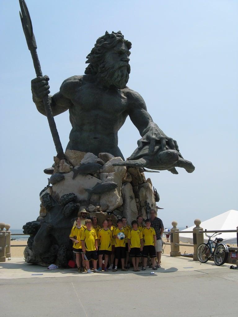King Neptune Statue 의 이미지. 