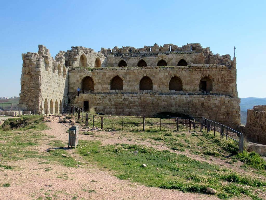 صورة قلعة الكرك. mameluke karak castle jordan crusaders
