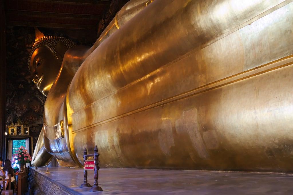 Imagem de Grande Palácio. watpho reclined buddha tempio temple canon eos6d 24105mm bangkok