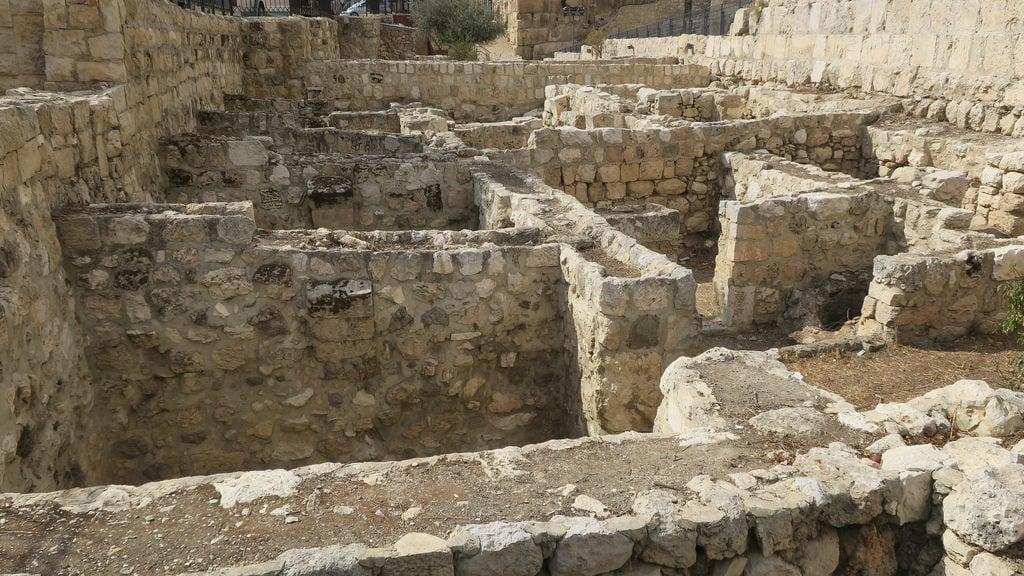 Bild von Archäologischer Park Ophel. templemount southernwall archaeology jerusalem oldcity israel