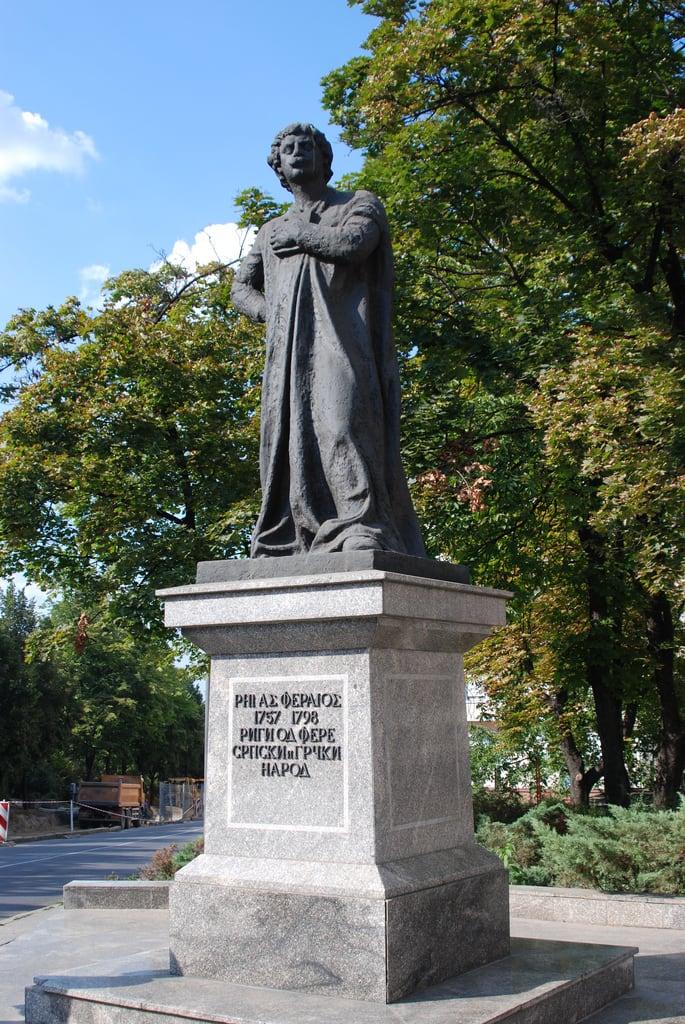 Bild av Monument to Rigas Feraios. serbia belgrade 2009 beograd