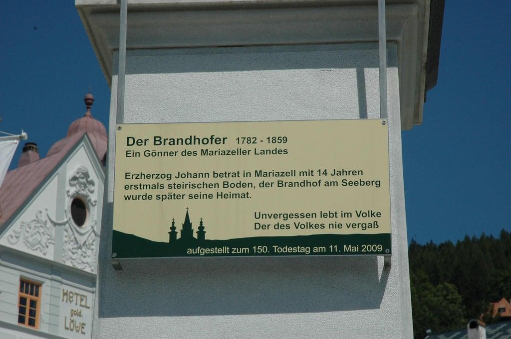 Immagine di Erzherzog Johann. monument statue austria österreich skulptur scultpure steiermark styria denkmal mariazell erzherzogjohann brandhofer