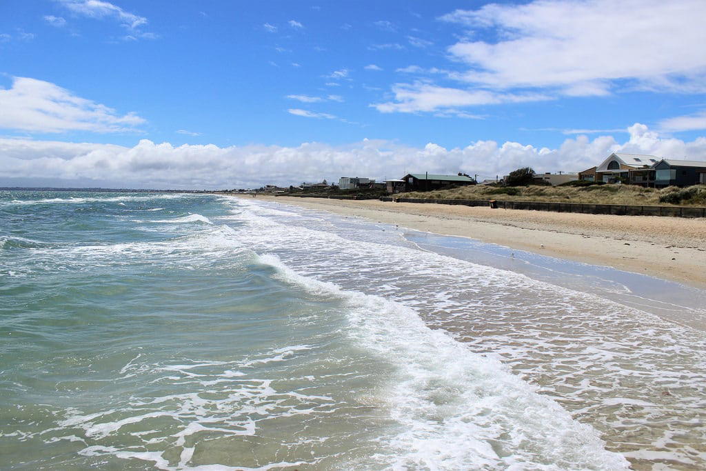 Immagine di Chelsea Beach Spiaggia con una lunghezza di 7742 metri. chelsea beach chelseabeach portphillipbay sea waves