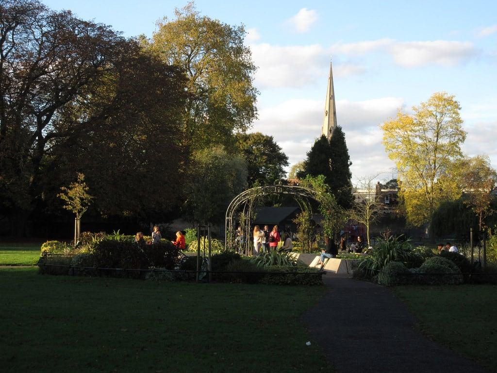 Image of Diana Memorial Garden. cambridge diana memorial